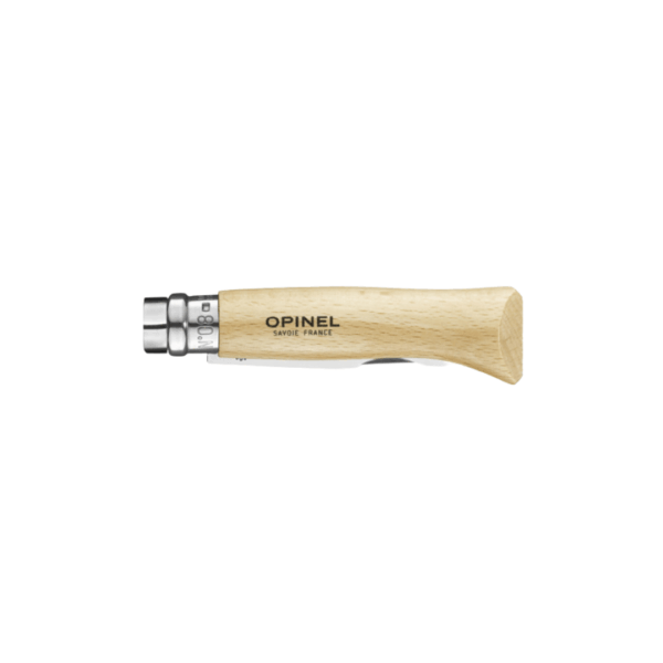 Svampekniv - Opinel No 8 - 8,5 cm - Rustfrit stål - Bøg - Image 4