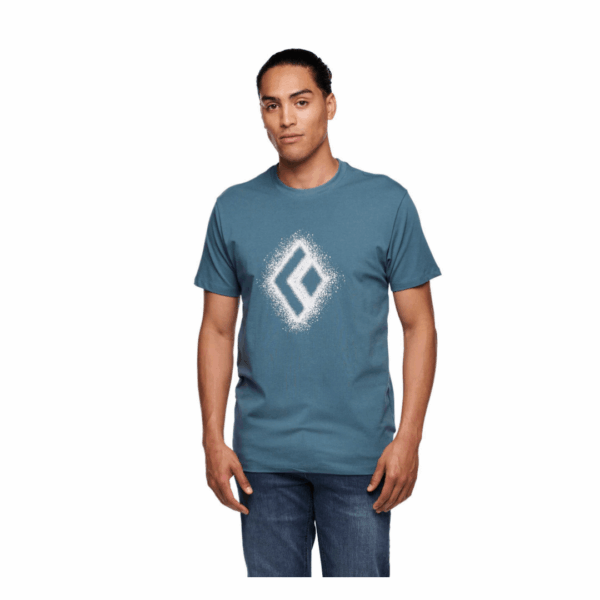 T-shirt herre - Black Diamond Chalked Up 2.0 SS Tee - Blå - Image 3