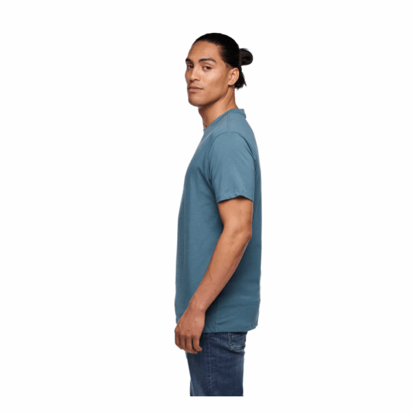 T-shirt herre - Black Diamond Chalked Up 2.0 SS Tee - Blå - Image 4