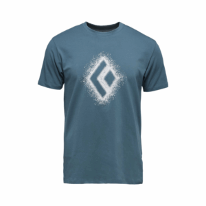 T-shirt herre - Black Diamond Chalked Up 2.0 SS Tee - Blå