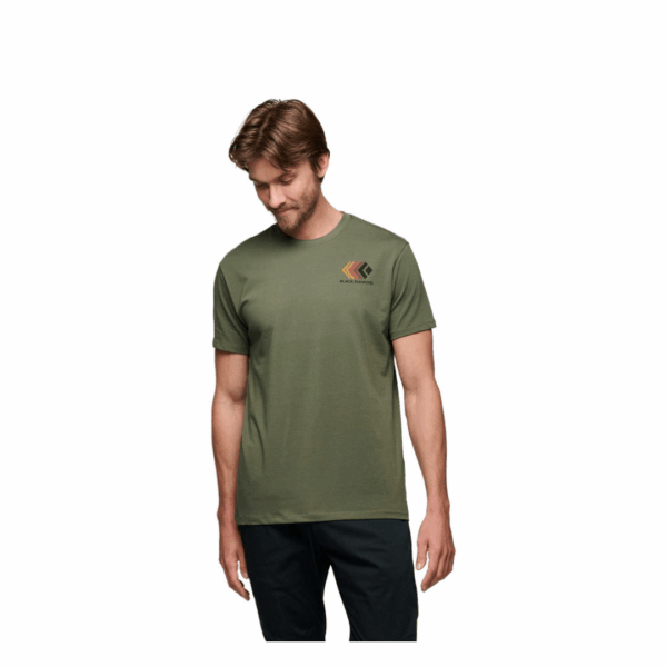T-shirt herre - Black Diamond Faded SS Tee (Kun S & M tilbage) - Image 3