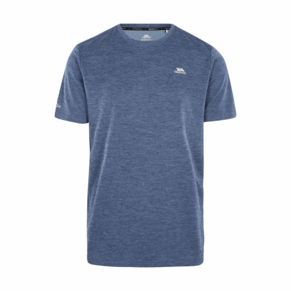 T-shirt herre - Trespass Raeran Quick-dry - Blå