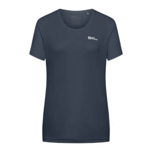 T-shirt til dame - Jack Wolfskin Tech T - Blå