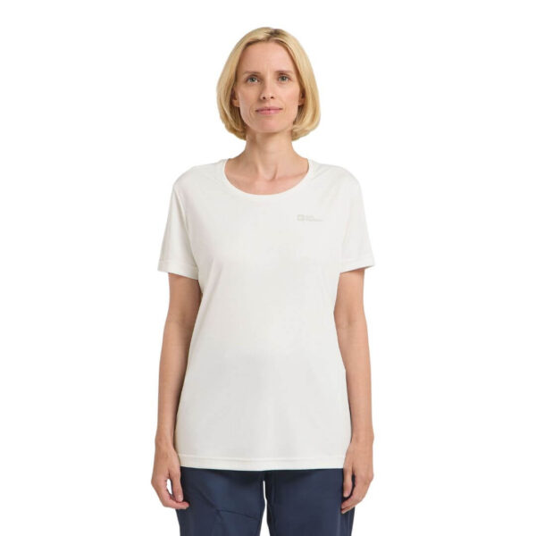 T-shirt til dame - Jack Wolfskin Tech T - Hvid - Image 4