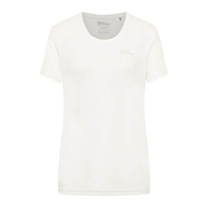 T-shirt til dame - Jack Wolfskin Tech T - Hvid