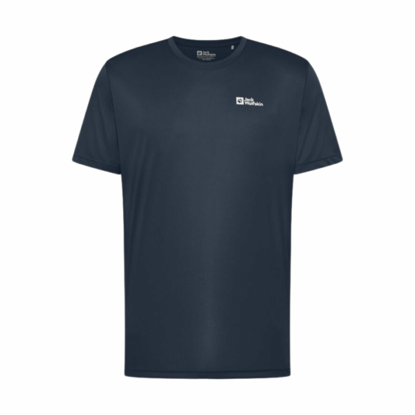T-shirt til herre - Jack Wolfskin Tech T - Blå