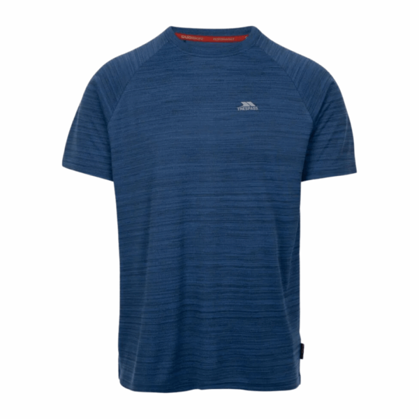 T-shirt til herre - Trespass Leecana TP75 - Mørkeblå