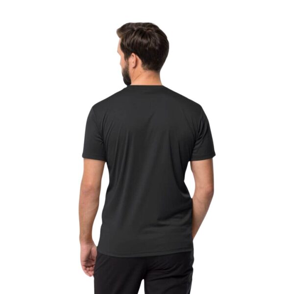 T-shirt til herre  -  Jack Wolfskin Tech T M - Sort - Image 3