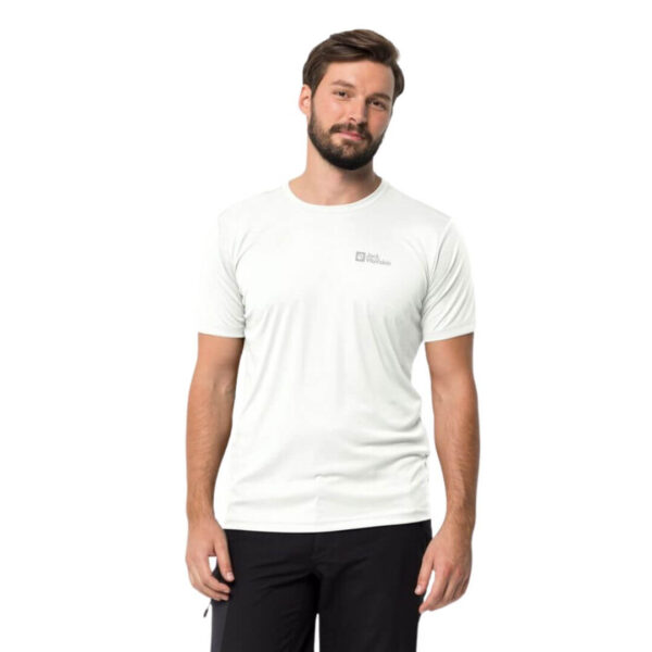 T-shirt til herre  -  Jack Wolfskin Tech T M  -  Hvid - Image 2