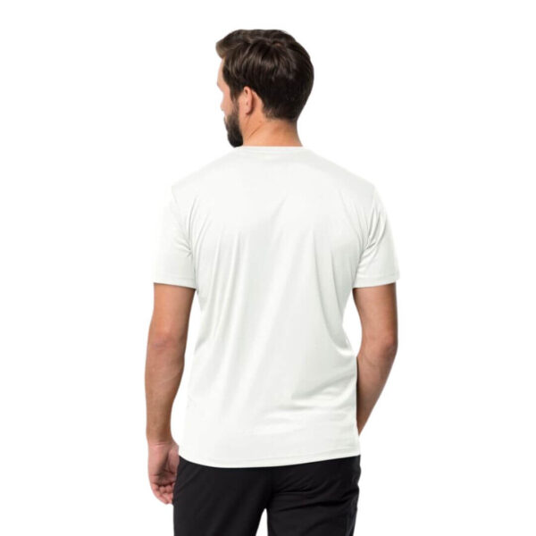 T-shirt til herre  -  Jack Wolfskin Tech T M  -  Hvid - Image 3