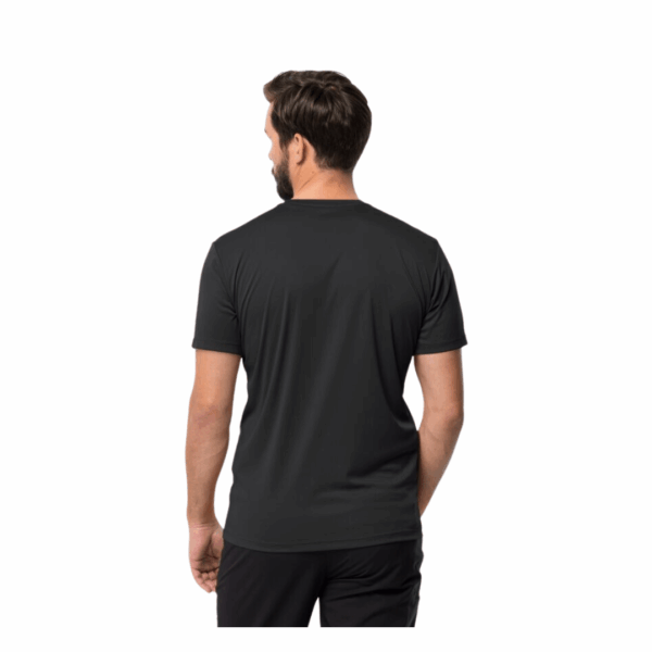 T-shirt til herre  -  Jack Wolfskin Tech T M  -  Sort - Image 3