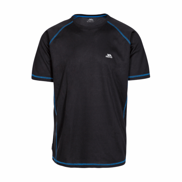 T-shirt til mænd - Trespass Albert - Sort