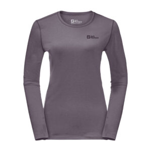 Trøje til dame - Jack Wolfskin Sky Thermal LS T W - Lilla