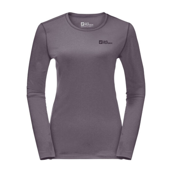 Trøje til dame - Jack Wolfskin Sky Thermal LS T W - Lilla