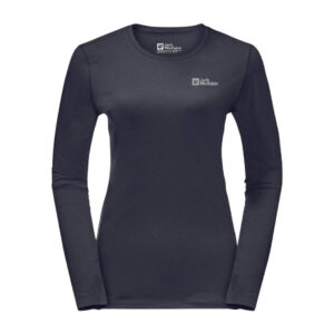 Trøje til dame - Jack Wolfskin Sky Thermal LS T W - Sort