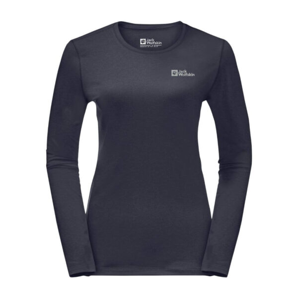 Trøje til dame - Jack Wolfskin Sky Thermal LS T W - Sort