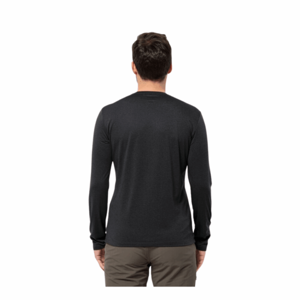 Trøje til herre  -  Jack Wolfskin Sky Thermal LS T M  -  Sort - Image 3