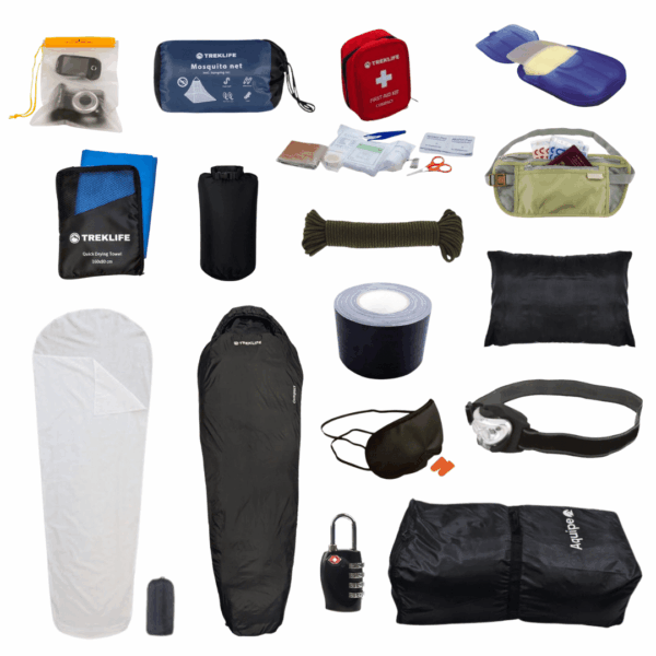 Udstyrspakke til backpacking