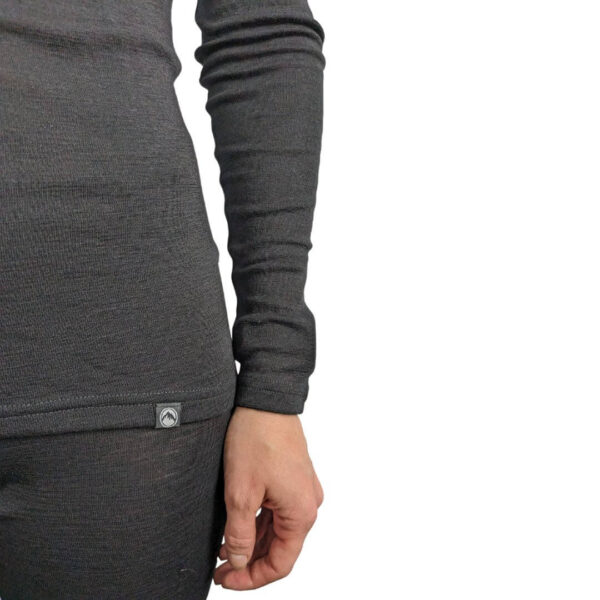 Uldundertøj sæt - Dame - 100% merino uld - Sort - Image 3