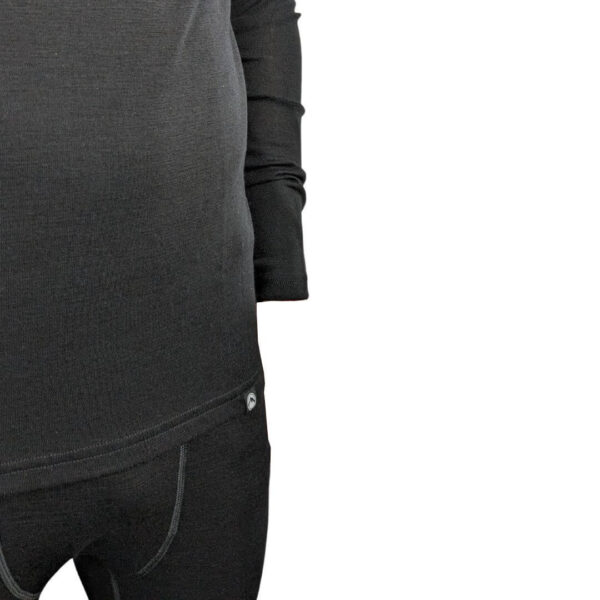 Uldundertøj sæt - Herre - 100% merino uld - Sort - Image 4