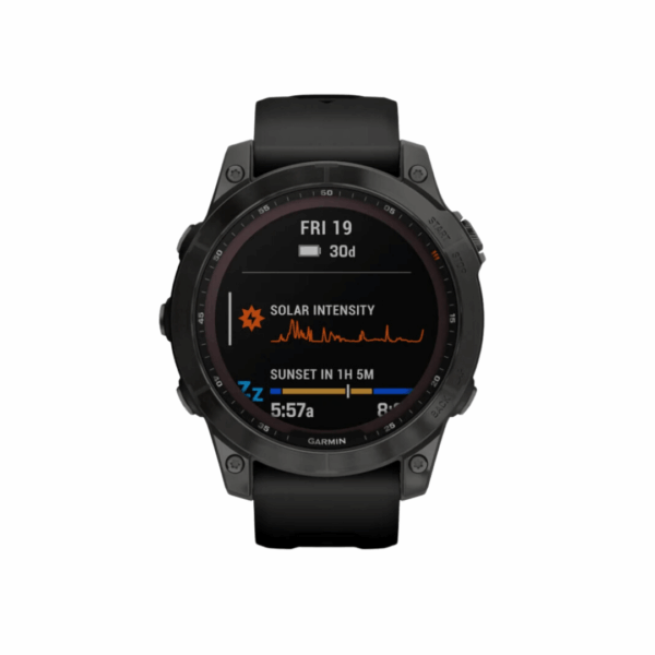 Ur - Garmin Fenix 7 Sapphire Solar - 47 mm - Carbon grey - Image 4