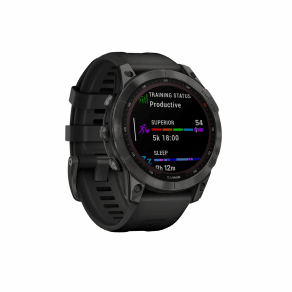Ur - Garmin Fenix 7 Sapphire Solar - 47 mm - Carbon grey - Image 3