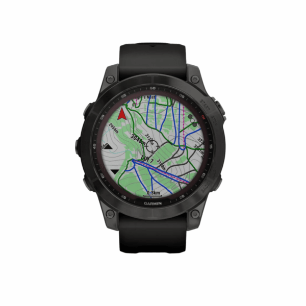 Ur - Garmin Fenix 7 Sapphire Solar - 47 mm - Carbon grey - Image 5