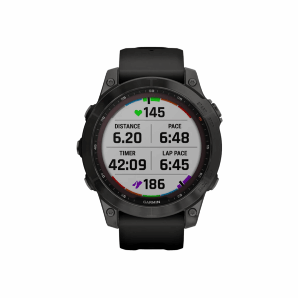 Ur - Garmin Fenix 7 Sapphire Solar - 47 mm - Carbon grey - Image 6
