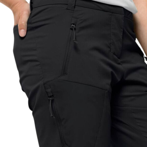 Vandrebukser dame - Jack Wolfskin Glastal Pants W - Sort - Image 5