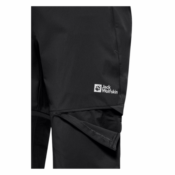 Vandrebukser til dame - Jack Wolfskin Hikeout Zip-off pants - Sort - Image 4