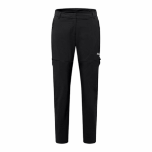 Vandrebukser til dame - Jack Wolfskin Hikeout Zip-off pants - Sort