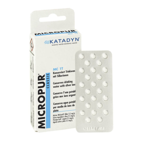 Vandrensningstabletter - Micropur Classic MC 1T - 4x25 stk