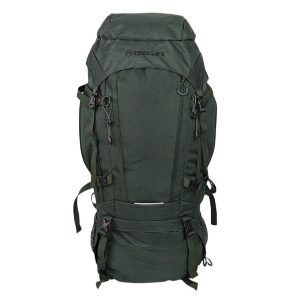Vandrerygsæk - Treklife Backpacker 65L - Grøn - Image 3