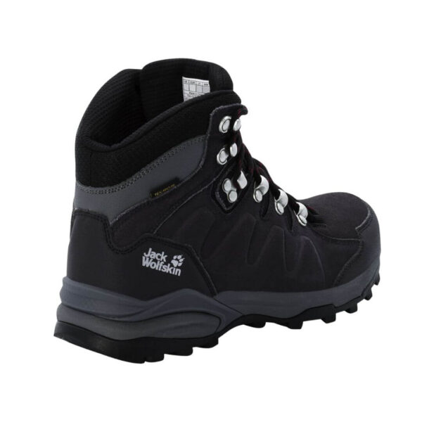 Vandresko dame - Jack Wolfskin Refugio Texapore Mid W - Sort - Image 3