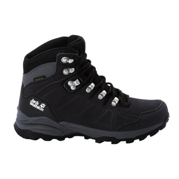 Vandresko dame - Jack Wolfskin Refugio Texapore Mid W - Sort - Image 4