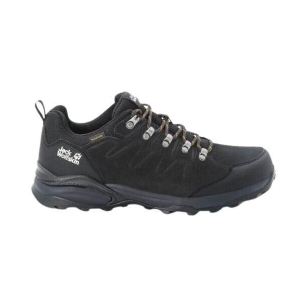 Vandresko mænd - Jack Wolfskin Refugio Texapore Low M - Sort - Image 5