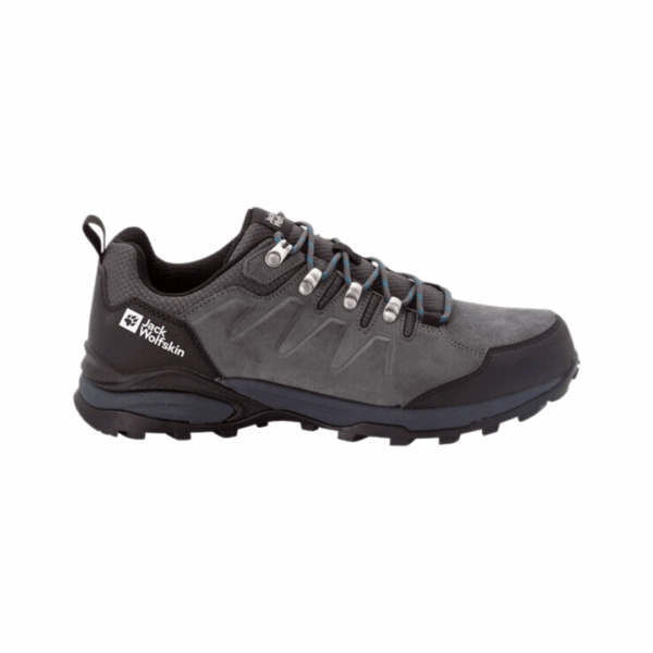 Vandresko til mænd - Jack Wolfskin Refugio Texapore Low M - Grå-Sort (Str. 41 tilbage) - Image 5