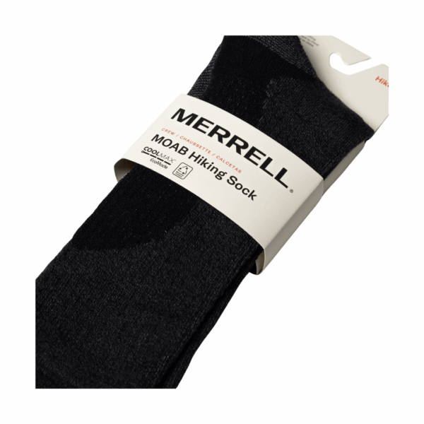 Vandresokker - Merrell MOAB hiking crew sock - Grå-sort - Image 4