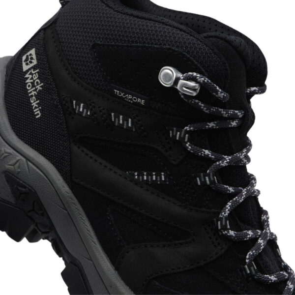 Vandrestøvler dame - Jack Wolfskin Vojo Tour Lt Texapore Mid W - Sort - Image 6