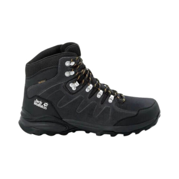 Vandrestøvler herre - Jack Wolfskin Refugio Texapore Mid M - Sort - Image 3