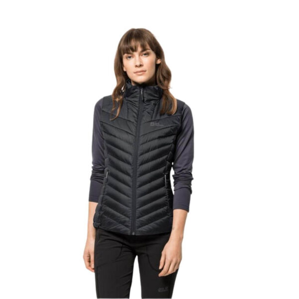 Vest til dame - Jack Wolfskin Passamani Down Vest W - Sort