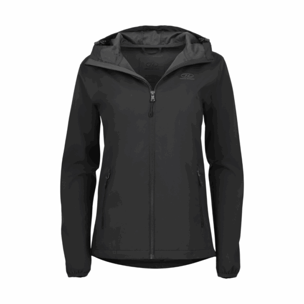 Windbreaker kvinde - Highlander Shield jacket W - Sort (Kun str. XS og S)