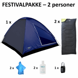 Festivalpakke 2 personer